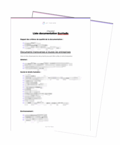 TOP 10 documents EcoVadis